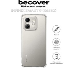Чохол BECOVER Anti-Shock для Infinix Smart 9 (X6532) Clear (712776)