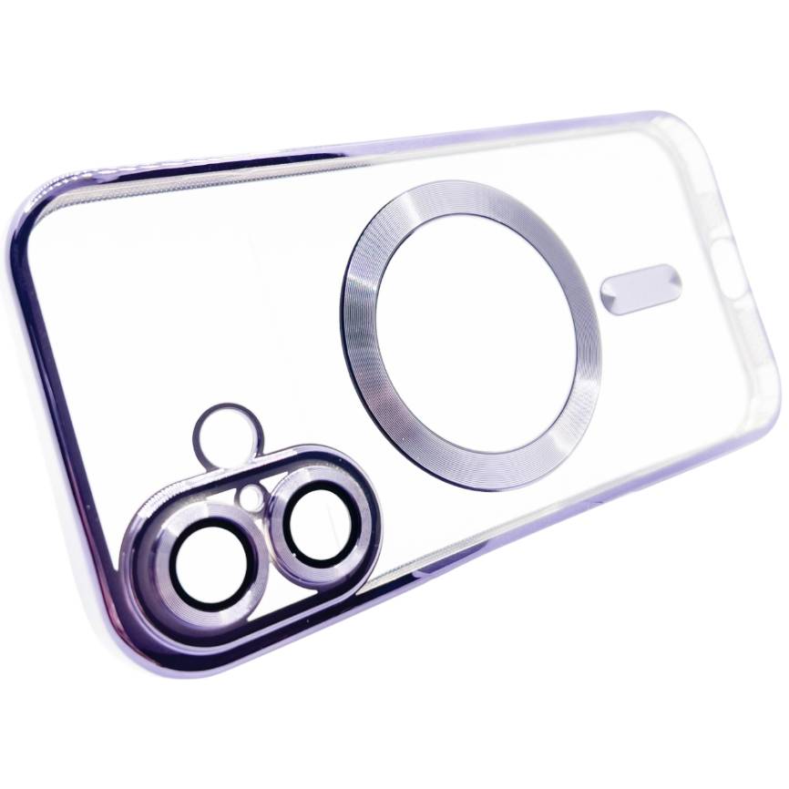 Чохол BECOVER TPU Chrome Case MagSafe для Apple iPhone 16 Plus Purple (712079) Колір фіолетовий