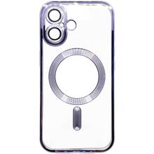 Чехол BECOVER TPU Chrome Case MagSafe для Apple iPhone 16 Plus Purple (712079)