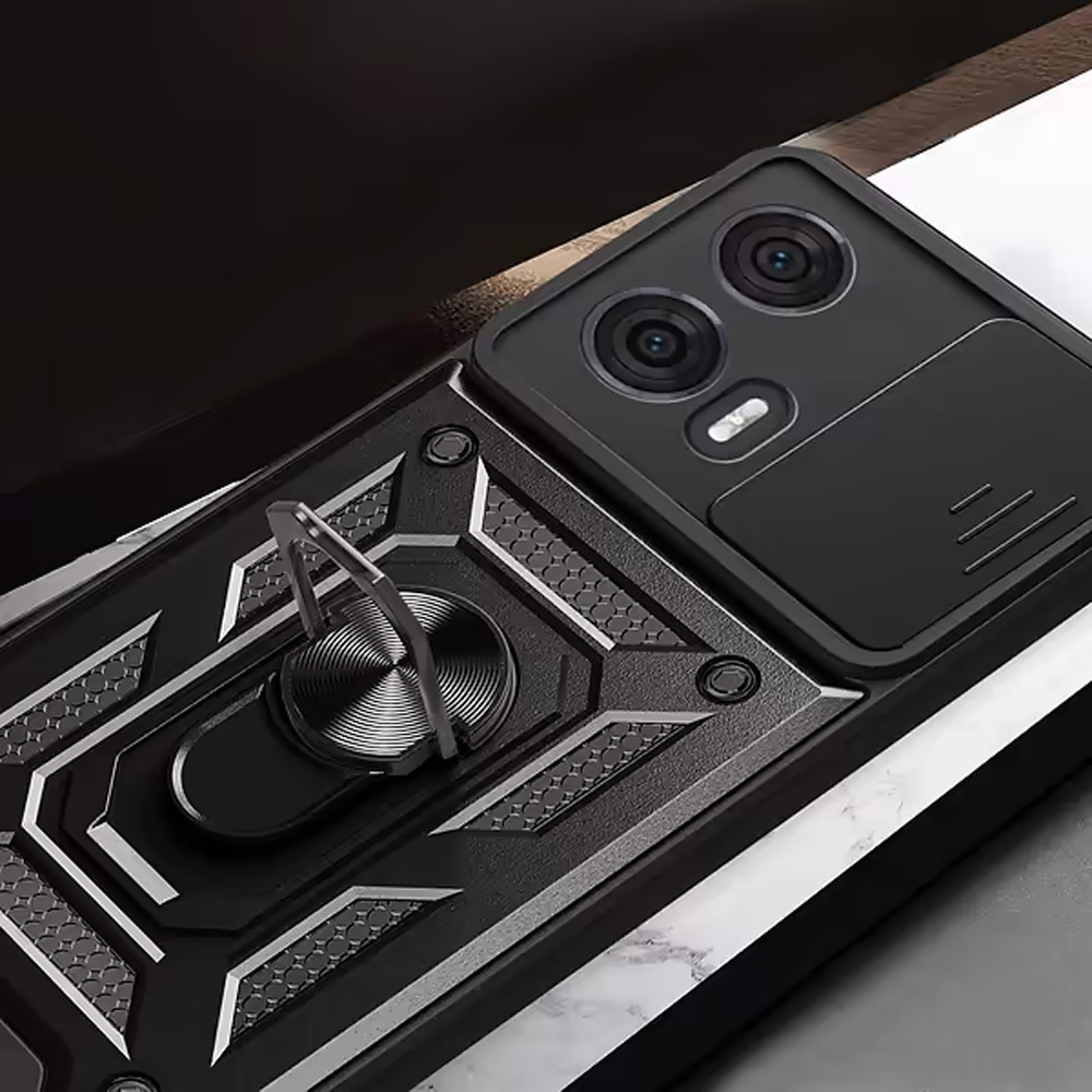Внешний вид Чехол BECOVER Military для Motorola Edge 50 Fusion Black (712162)