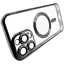 Чехол BECOVER TPU Chrome Case MagSafe для Apple iPhone 16 Pro Black (712080)