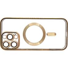 Чохол BECOVER TPU Chrome Case MagSafe для Apple iPhone 16 Pro Gold (712081)