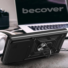 Чехол BECOVER Military для Poco F6 Black (712165)