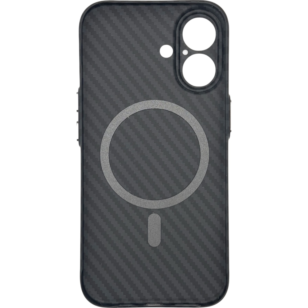 Чехол BECOVER Carbonite Case MagSafe для Apple iPhone 16 Black (712067) Совместимость по модели Apple iPhone 16
