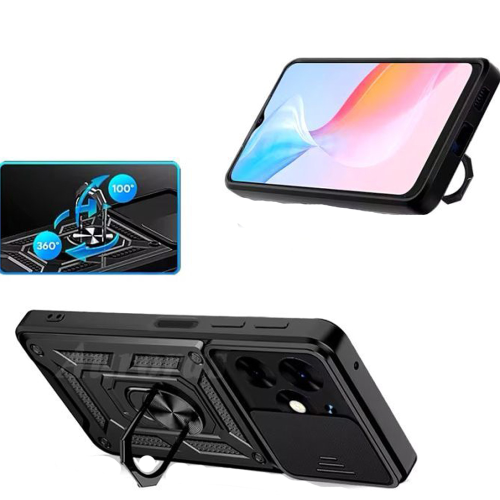 Чехол BECOVER Military для Tecno Spark 20 KJ5n Black (712168) Тип чехол-накладка