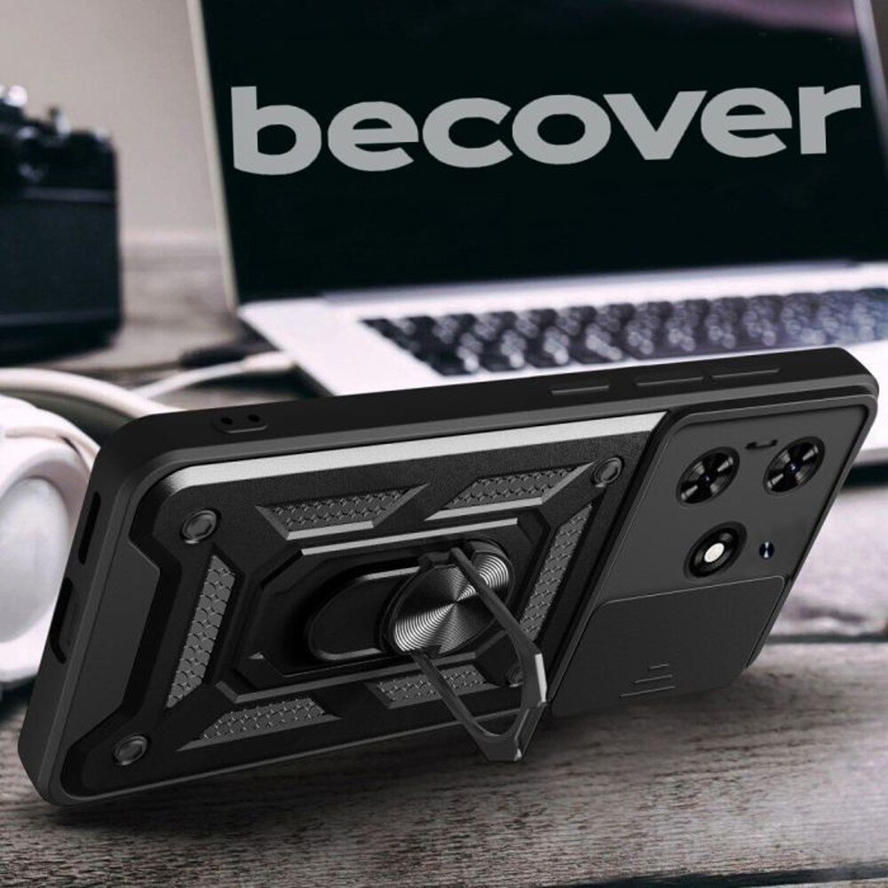 Чехол BECOVER Military для Tecno Spark 20 KJ5n Black (712168) Цвет черный