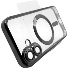 Чехол BECOVER Chrome Case MagSafe для Apple iPhone 16 Black (712070)