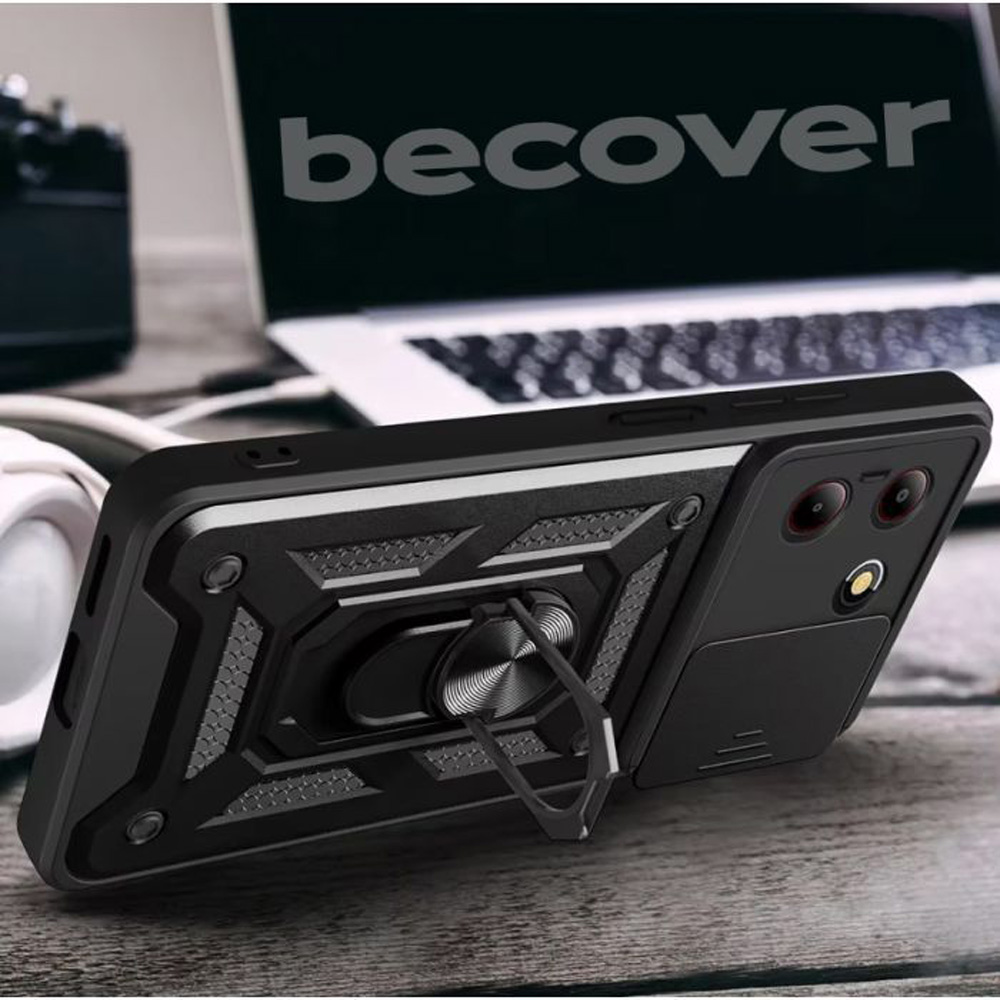 Чохол BECOVER Military для ZTE Blade A54 Black (712172) Колір чорний