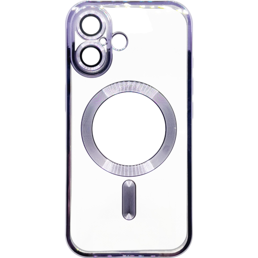 Чохол BECOVER Chrome Case MagSafe для Apple iPhone 16 Purple (712074) Чохол BECOVER Chrome Case MagSafe для Apple iPhone 16 Purple (712074)