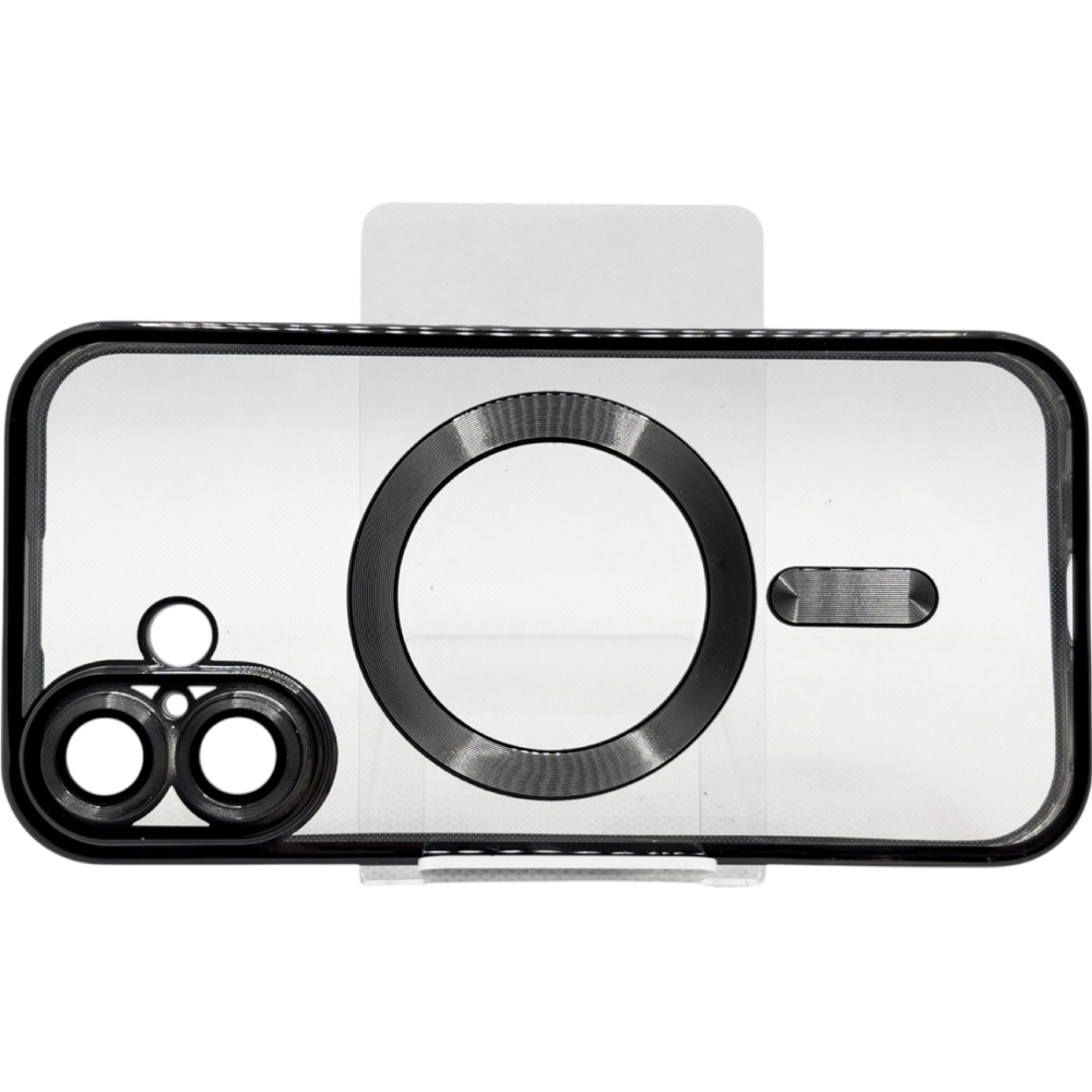 Чехол BECOVER Chrome Case MagSafe для Apple iPhone 16 Plus Black (712075) Цвет черный