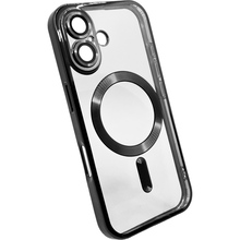 Чехол BECOVER Chrome Case MagSafe для Apple iPhone 16 Plus Black (712075)