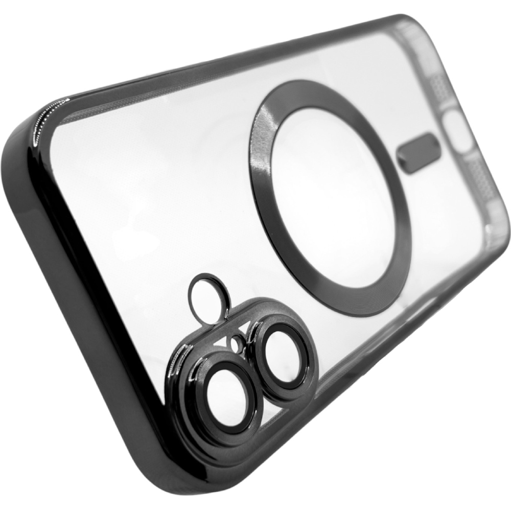 Чехол BECOVER Chrome Case MagSafe для Apple iPhone 16 Plus Black (712075) Тип чехол-накладка