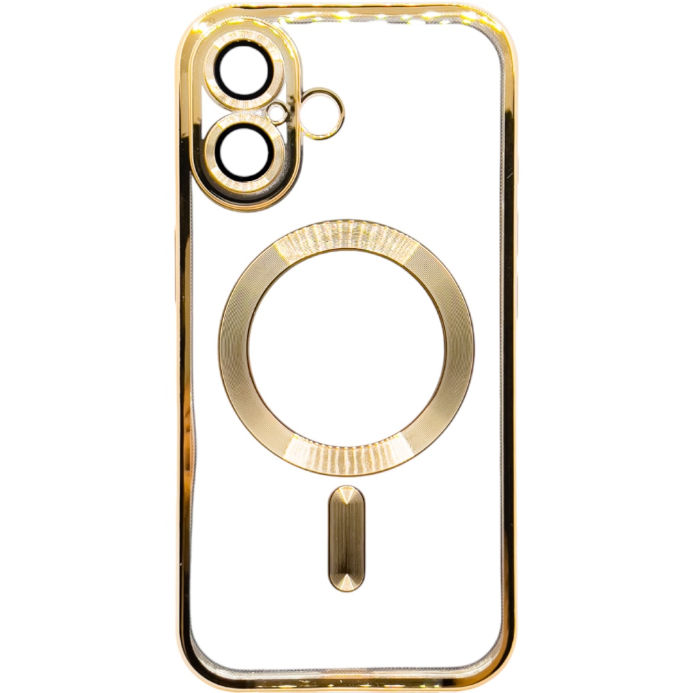 Чехол BECOVER Chrome Case MagSafe для Apple iPhone 16 Plus Gold (712076) Чехол BECOVER Chrome Case MagSafe для Apple iPhone 16 Plus Gold (712076)