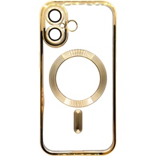 Чехол BECOVER Chrome Case MagSafe для Apple iPhone 16 Plus Gold (712076)