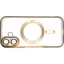 Чехол BECOVER Chrome Case MagSafe для Apple iPhone 16 Plus Gold (712076)