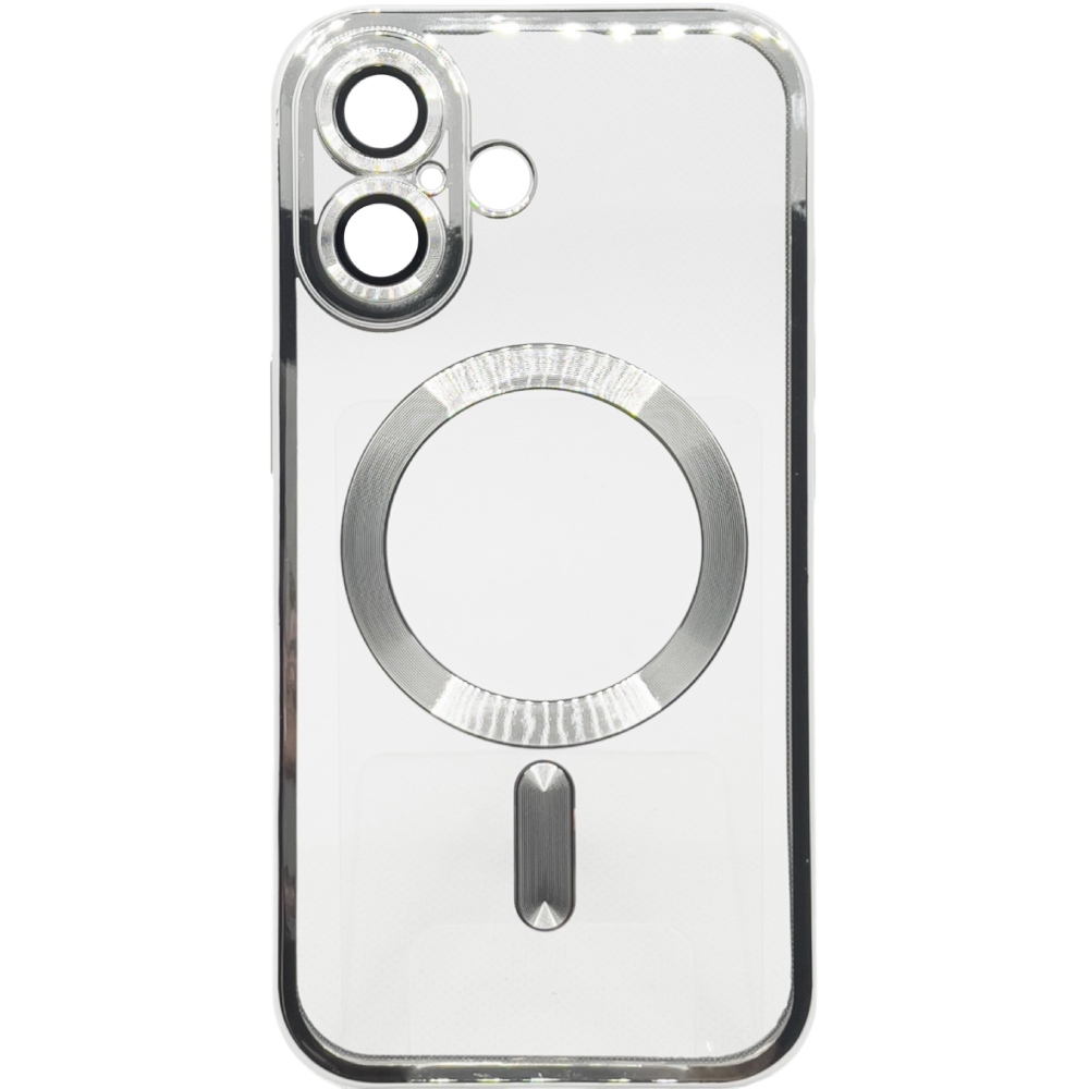 Чохол BECOVER Chrome Case MagSafe для Apple iPhone 16 Plus Silver (712078) Чохол BECOVER Chrome Case MagSafe для Apple iPhone 16 Plus Silver (712078)