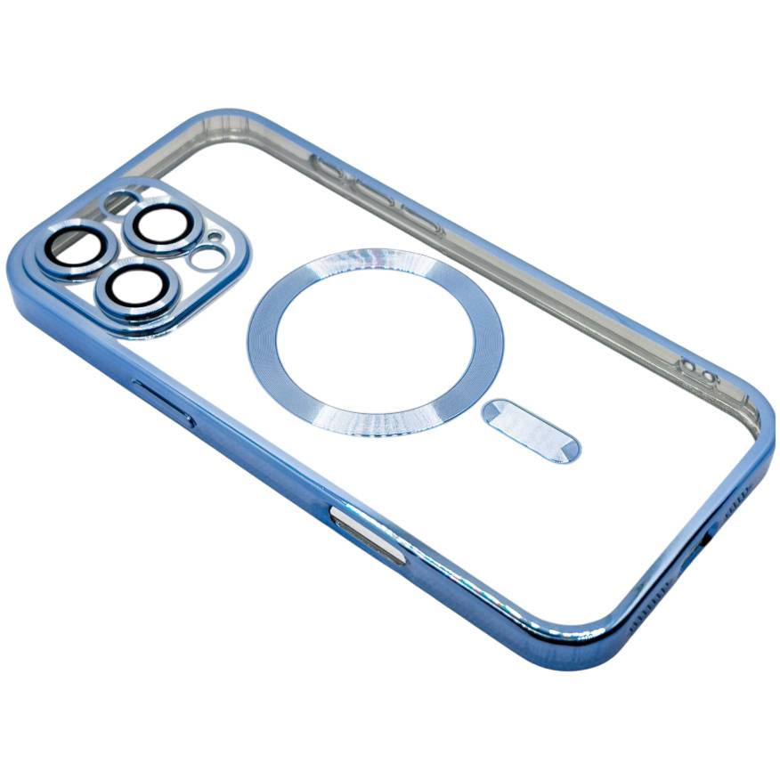 Чехол BECOVER TPU Chrome Case (MagSafe) для Apple iPhone 16 Pro Sierra Blue (712082) Тип чехол-накладка