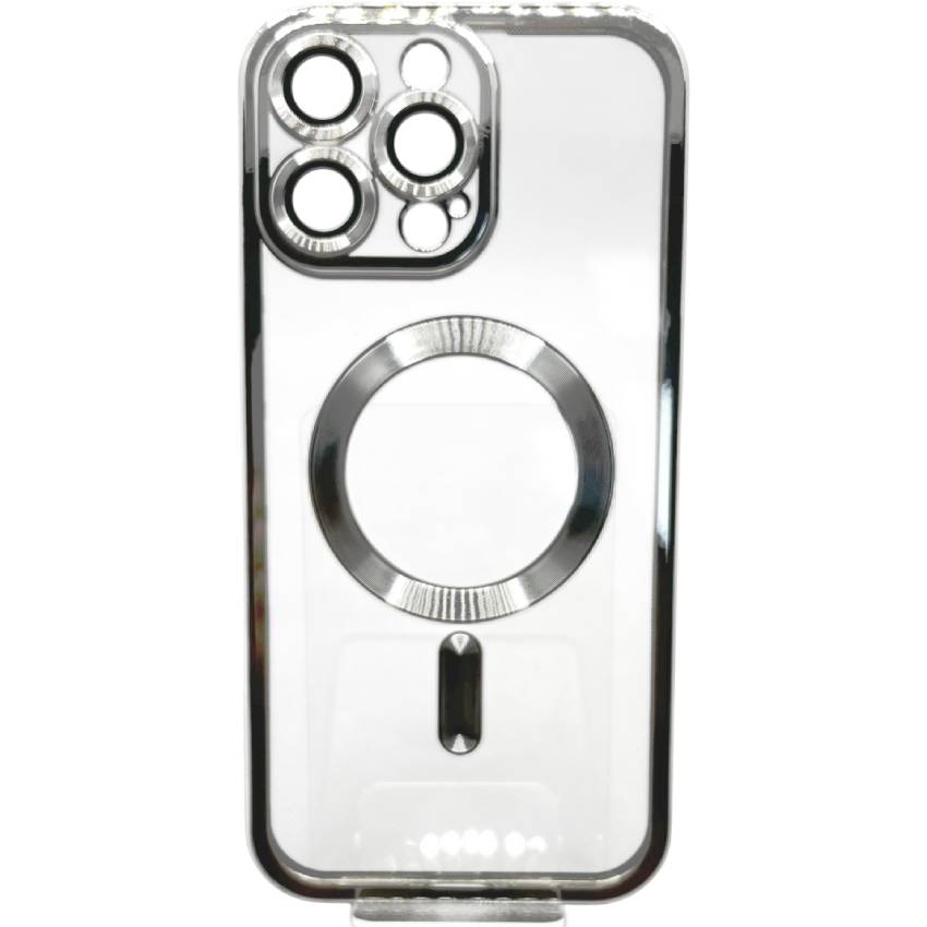Чехол BECOVER TPU Chrome Case MagSafe для Apple iPhone 16 Pro Silver (712083) Чехол BECOVER TPU Chrome Case MagSafe для Apple iPhone 16 Pro Silver (712083)