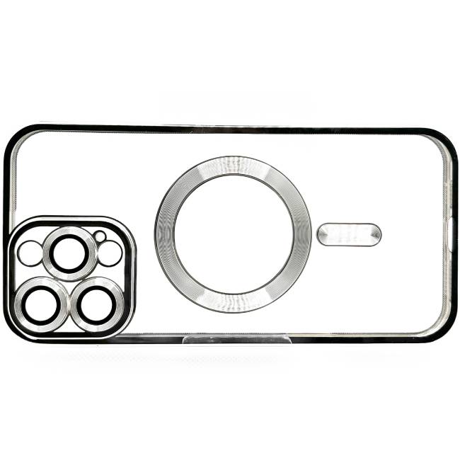 Чехол BECOVER TPU Chrome Case MagSafe для Apple iPhone 16 Pro Silver (712083) Совместимость по модели Apple iPhone 16 Pro