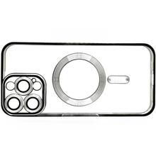 Чехол BECOVER TPU Chrome Case MagSafe для Apple iPhone 16 Pro Silver (712083)
