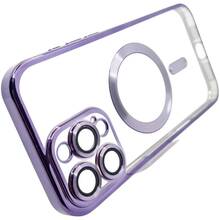 Чехол BECOVER TPU Chrome Case MagSafe для Apple iPhone 16 Pro Purple (712084)
