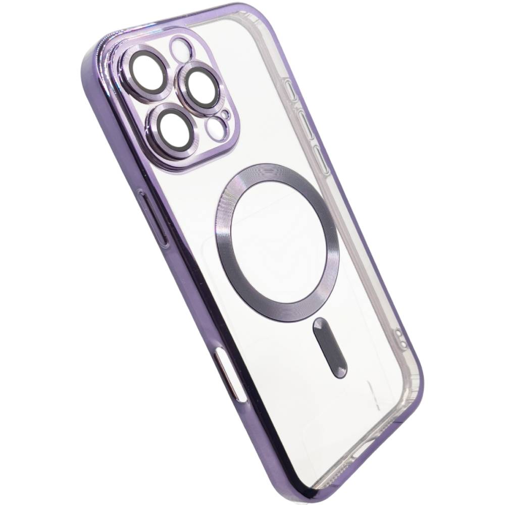 Чехол BECOVER TPU Chrome Case MagSafe для Apple iPhone 16 Pro Purple (712084) Совместимость по модели Apple iPhone 16 Pro