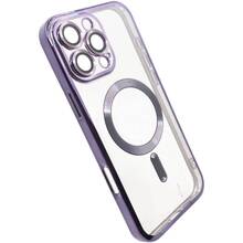 Чехол BECOVER TPU Chrome Case MagSafe для Apple iPhone 16 Pro Purple (712084)