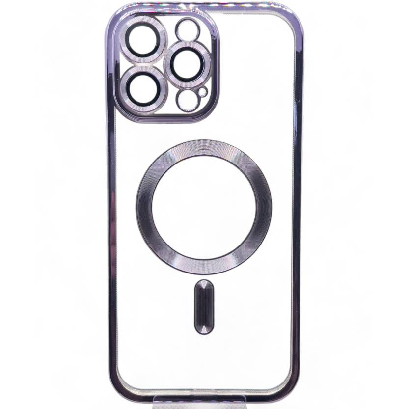 Чехол BECOVER TPU Chrome Case MagSafe для Apple iPhone 16 Pro Purple (712084) Чехол BECOVER TPU Chrome Case MagSafe для Apple iPhone 16 Pro Purple (712084)