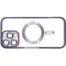 Чехол BECOVER TPU Chrome Case MagSafe для Apple iPhone 16 Pro Purple (712084)