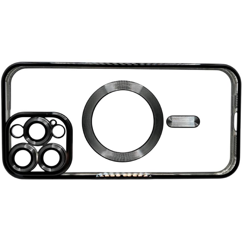 Чехол BECOVER TPU Chrome Case MagSafe для Apple iPhone 16 Pro Max Black (712085) Совместимость по модели Apple iPhone 16 Pro Max
