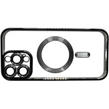 Чехол BECOVER TPU Chrome Case MagSafe для Apple iPhone 16 Pro Max Black (712085)