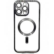 Чехол BECOVER TPU Chrome Case MagSafe для Apple iPhone 16 Pro Max Black (712085)