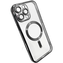 Чехол BECOVER TPU Chrome Case MagSafe для Apple iPhone 16 Pro Max Black (712085)