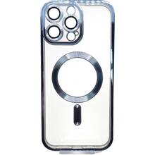 Чехол BECOVER TPU Chrome Case MagSafe для Apple iPhone 16 Pro Max Sierra Blue (712087)