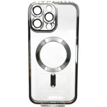 Чехол BECOVER TPU Chrome Case MagSafe для Apple iPhone 16 Pro Max Silver (712088)