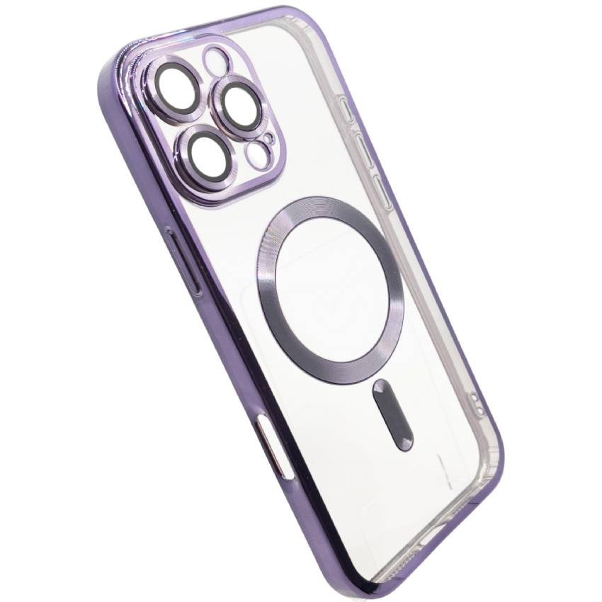 Чехол BECOVER TPU Chrome Case MagSafe для Apple iPhone 16 Pro Max Purple (712089) Совместимость по модели Apple iPhone 16 Pro Max