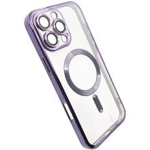 Чехол BECOVER TPU Chrome Case MagSafe для Apple iPhone 16 Pro Max Purple (712089)