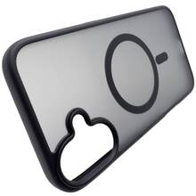 Чехол BECOVER Metal Buttons Case MagSafe для Apple iPhone 16 Black (712090)