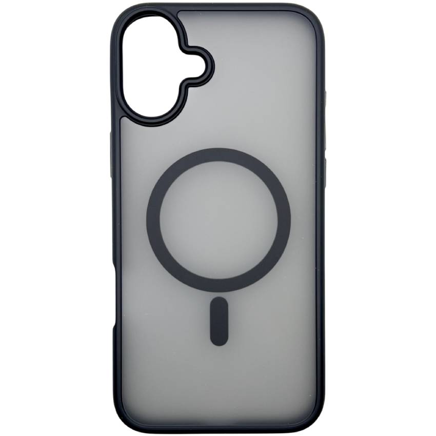 Чехол BECOVER Metal Buttons Case MagSafe для Apple iPhone 16 Black (712090) Чехол BECOVER Metal Buttons Case MagSafe для Apple iPhone 16 Black (712090)