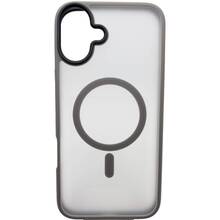 Чохол BECOVER Metal Buttons Case MagSafe для Apple iPhone 16 Gray (712092)