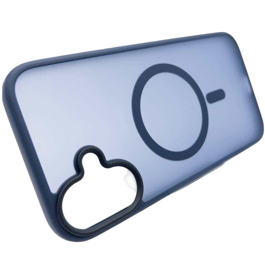 Чехол BECOVER Metal Buttons Case MagSafe для Apple iPhone 16 Plus Blue (712094) Тип чехол-накладка
