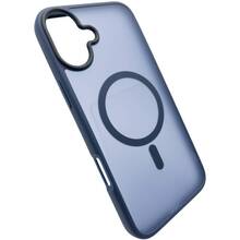 Чехол BECOVER Metal Buttons Case MagSafe для Apple iPhone 16 Plus Blue (712094)