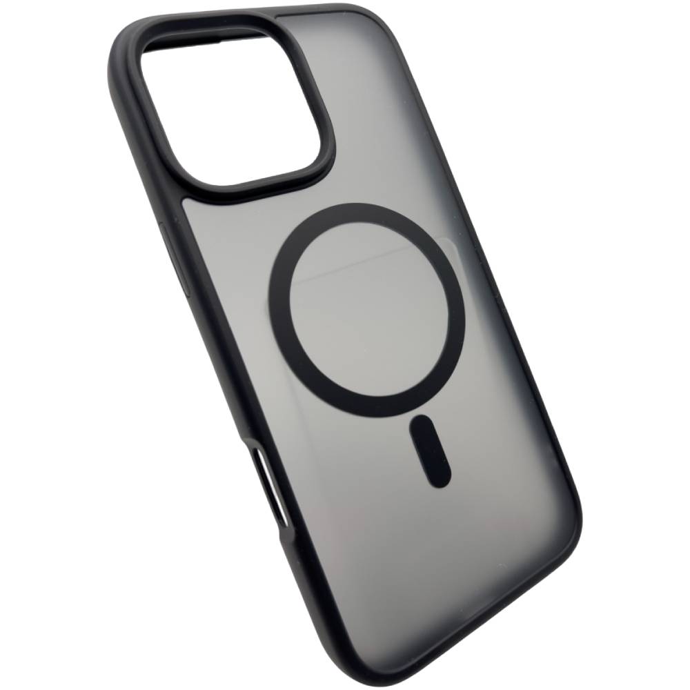 Чехол BECOVER Metal Buttons Case MagSafe для Apple iPhone 16 Pro Black (712096) Тип чехол-накладка