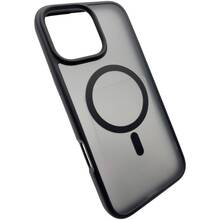 Чехол BECOVER Metal Buttons Case MagSafe для Apple iPhone 16 Pro Black (712096)
