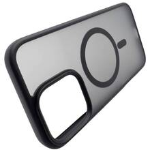 Чехол BECOVER Metal Buttons Case MagSafe для Apple iPhone 16 Pro Black (712096)
