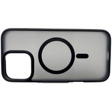 Чехол BECOVER Metal Buttons Case MagSafe для Apple iPhone 16 Pro Black (712096)