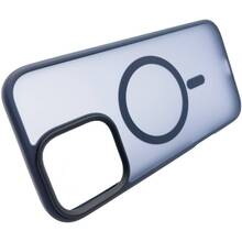 Чохол BECOVER Metal Buttons Case MagSafe для Apple iPhone 16 Pro Max Blue (712100)