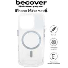 Чохол BECOVER Space Case (MagSafe) для Apple iPhone 16 Pro Max Transparancy (712105)