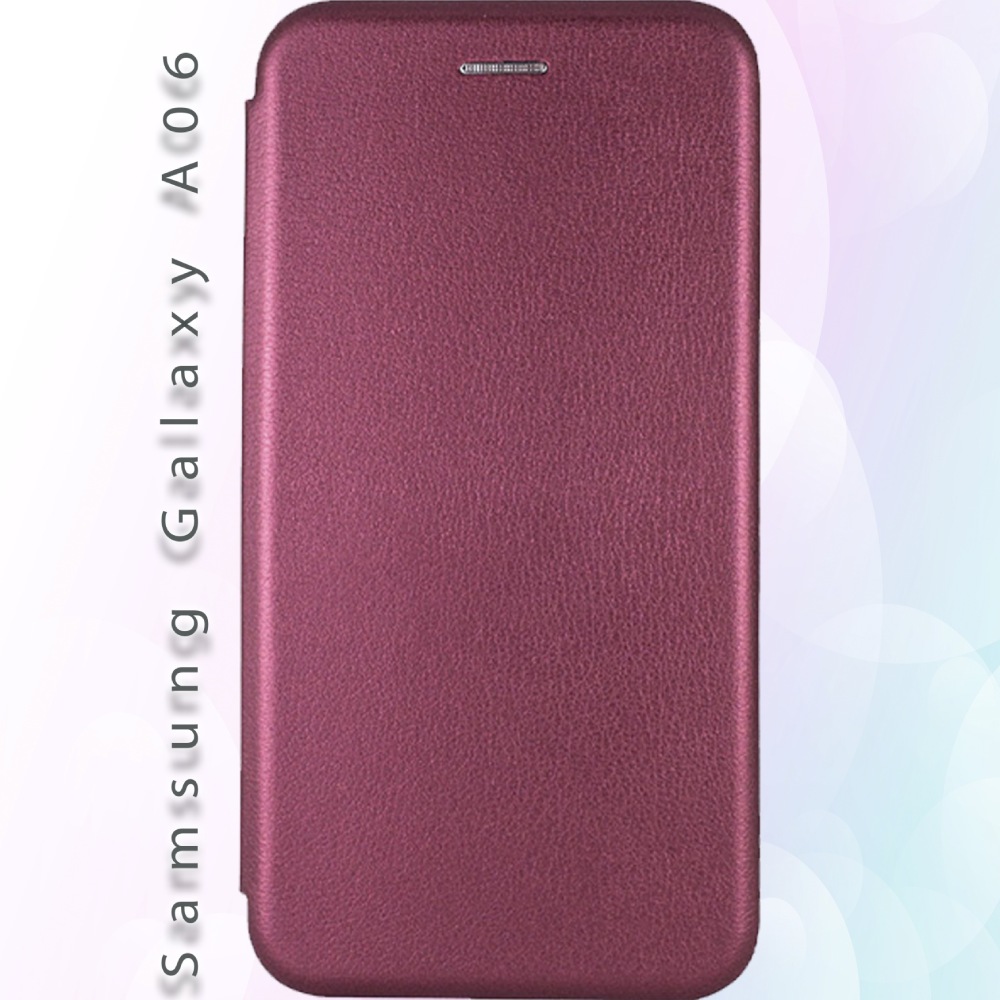 Чохол BECOVER Exclusive для Samsung Galaxy A06 Red Wine (712214) Матеріал штучна шкіра