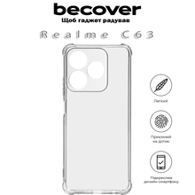 Чехол BECOVER Anti-Shock для Realme C63 Clear (712225)